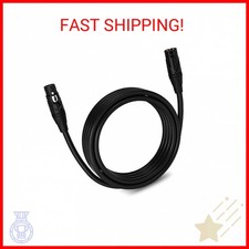 LyxPro Quad Series 15 ft XLR 4-Conductor Star Quad Balanced Microphone Cable for