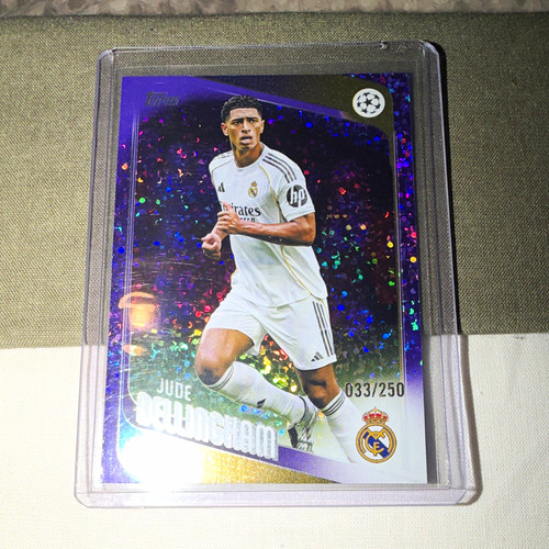 Topps UEFA Champions League 2026 Jude Bellingham Real Madrid #64 Purple 033/250