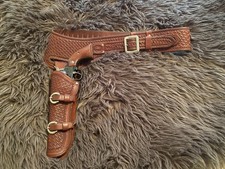 Cowboy Leather Custom Holster/ Gun Belt Belt - SASS/ Renactment/Film Prop