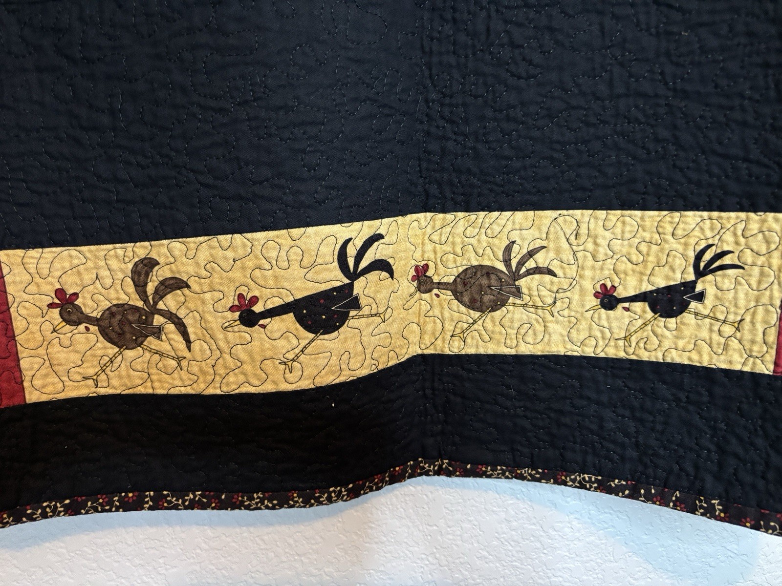 Cotton Patchwork Quilted Jacket Lined Country Cot… - image 6