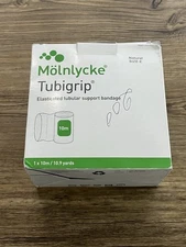 Molnlycke 1434 Tubigrip Size E 3.5" x 10M Natural Elastic Tubular Support Banage