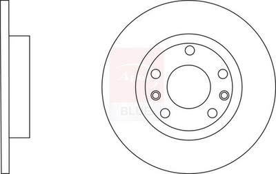 2x Brake Discs Pair Solid fits DS DS4 Rear 1.2 1.6 1.5D 2021 on 268mm Set New