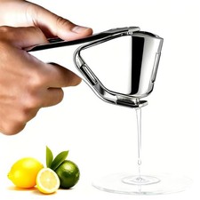 Lemon Squeezer, Stainless Steel Manual Citrus Squeezer, Silver  Effortless t...