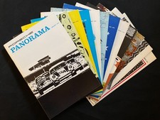 Vintage Porsche "Panorama" Magazine 1970 Complete Set Jan-Dec (12 Issues)