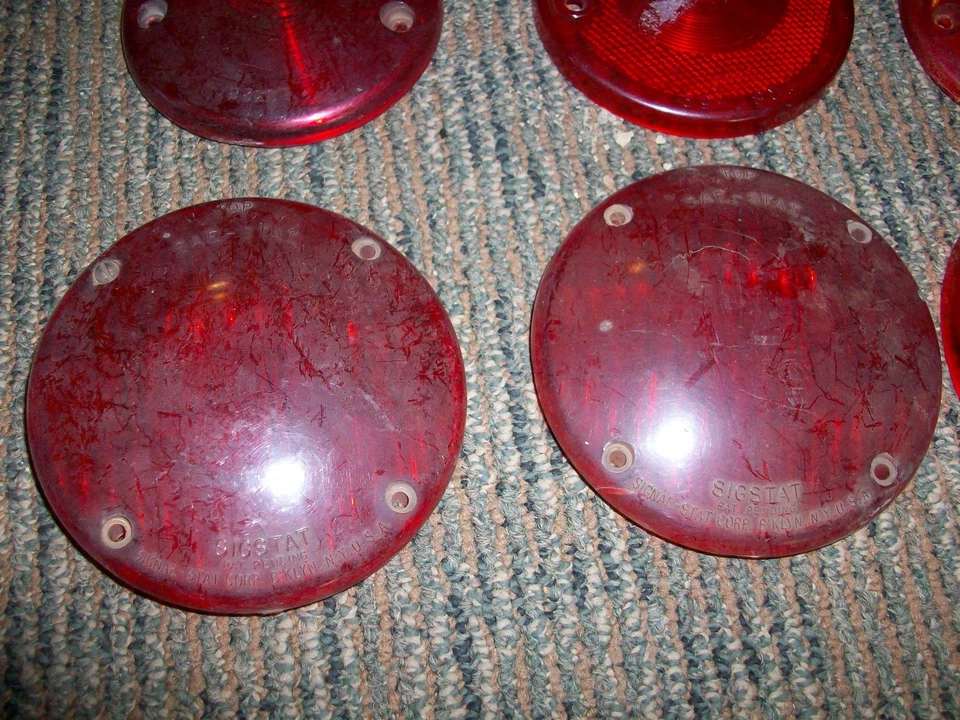 2:LS-391, 2 SIGSTAT, SMC-194, TRST 59 FOMOCO, LS328 Tail Light Lenses Lens LOT - Image 3 of 4