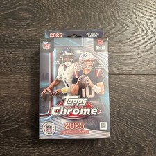 2025 Topps Chrome NFL Football Hanger Box Factory Sealed *IN HAND SHIPS NOW*
