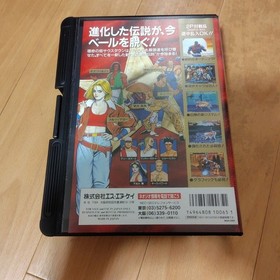 Fatal Fury 3 NeoGeo AES Game Cartridge With Box Manual Working