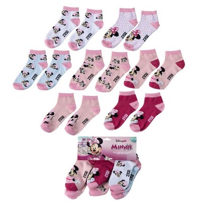 Disney Minnie Mouse Kinder Kurzsocken 7er Pack