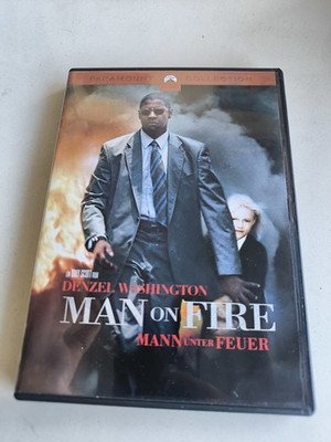  Man on Fire  DVD Denzel Washington Top Zustand   