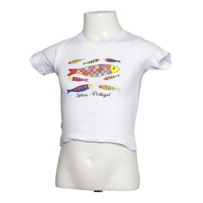 JHK, T-shirt, Größe: 150, JHK TSRB150, Weiß/Mehrfarbig, Baumwolle, Print #eDv