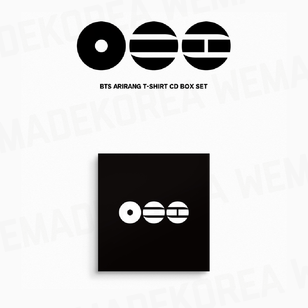 Pre-order BTS ARIRANG T-shirt CD Box Set Limited Edition Official