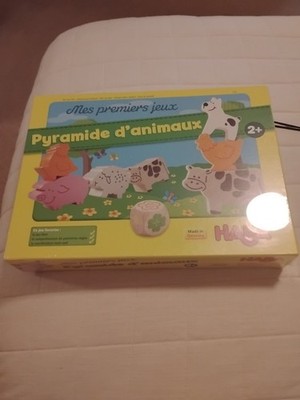 Haba Games My Very First Games Animal Upon Animal French Pyramide D'animaux New