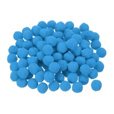 Pom Felt Balls Fabric 1cm 10mm Blue for Crafts Project DIY 100 Pcs