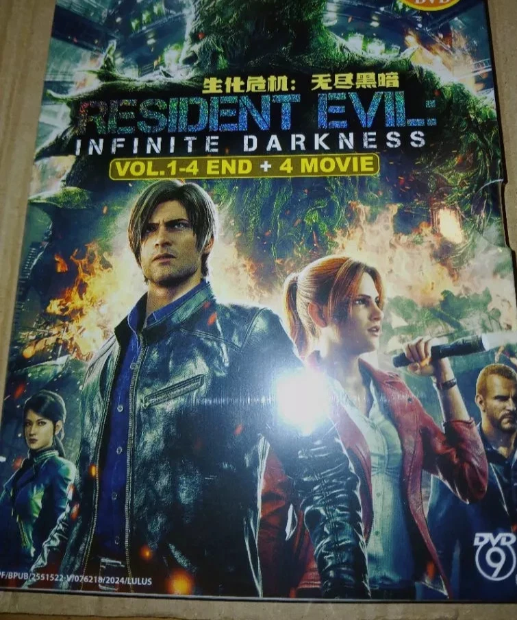 Resident Evil Infinite Darkness TV + 4 Film Collection DVD Set Death Island - Image 3 of 4