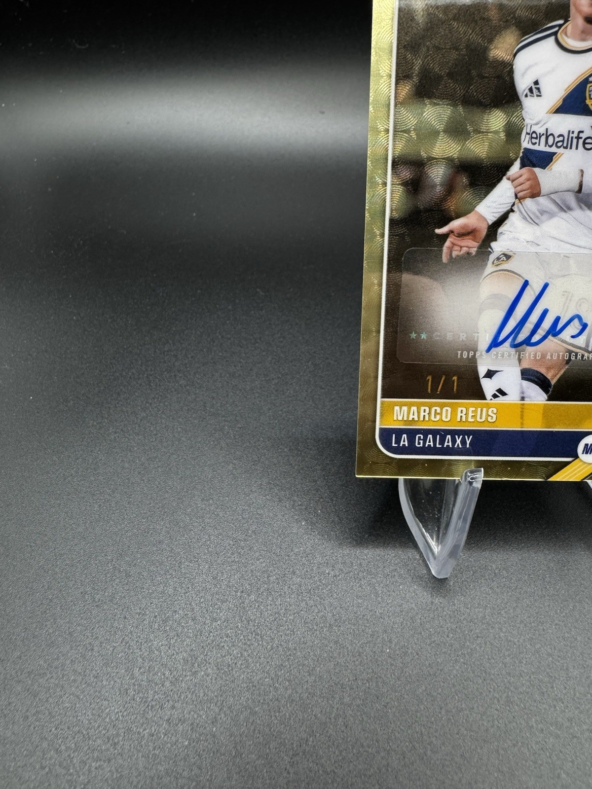 2026 Topps Chrome MLS - Marco Reus 1/1 Superfractor AUTOGRAPH CARD LA GALAXY view 5