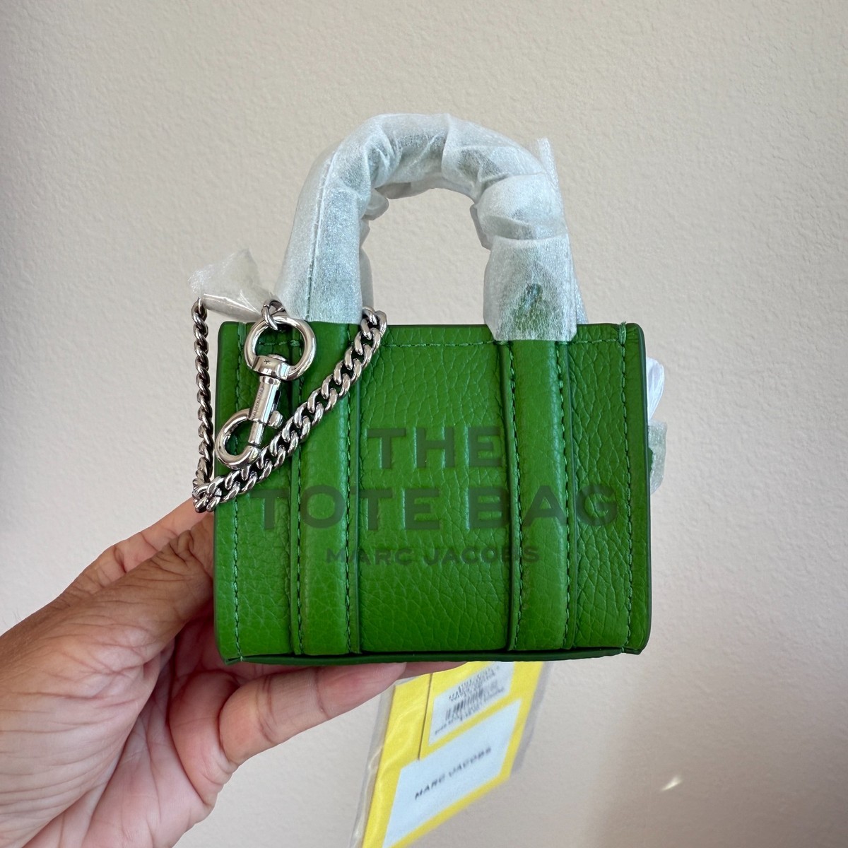 MARC JACOBS The Nano Tote Bag Charm 2F3SCP005S07 kiwi | eBay