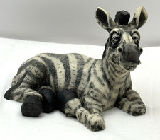 FRUMPS Zebra ZAIDA Statue Sculpture Figure D&D Studios by Douglas Resin 3.75"