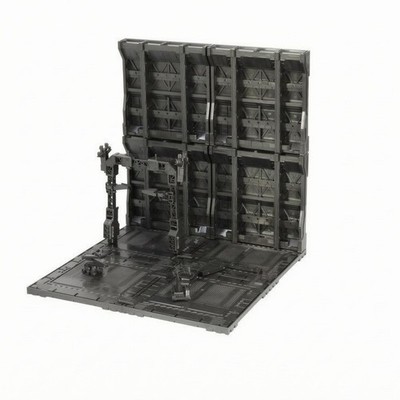 Hangar Scene Board Futuristic Mechanical Miniature Display Base 1:35 Scale