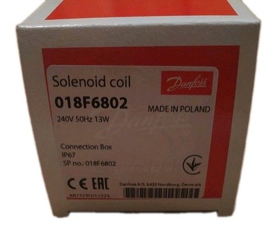 Danfoss 018F6802 Magnetspule Magnetventilspule, BG240AS, Anschlusskasten