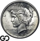 1922 Peace Dollar, Nice Lustrous Choice BU++
