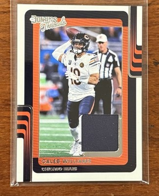 2025 Panini Donruss Caleb Williams Threads Jersey #DTH-CWS Bears