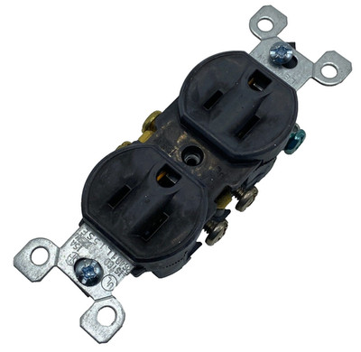 Leviton 5320 Brown Duplex Receptacle 3P 3W 15A 125V Grounding  