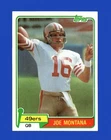 1981 Topps Set-Break #216 Joe Montana RC EX-EXMINT *GMCARDS*