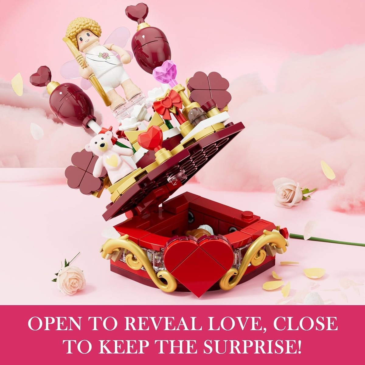Funwhole Lumibricks Cupid's Gift Box LED Light Up (F9064