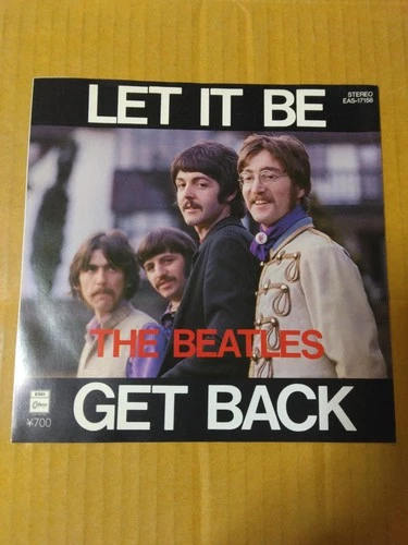 Japanese press 7"   Japan Original Coupling   THE BEATLES   LET IT BE / GET BACK