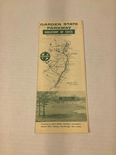 Vintage 1952 Garden State Parkway Directory of Exits~Toll & Safety Info Brochure video thumbnail