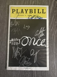 Once Broadway Signed Playbill 2013-2014 Cast