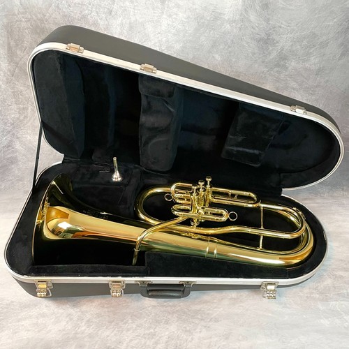 Near Mint King 627 Baritone Horn 3 Valve With Case & Mouthpiece (See Demo)