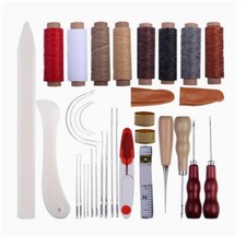 34 Pieces Bookbinding Kits, Hand Bookbinding Tools for Beginners, Bookbinding Ki