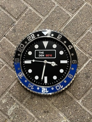 THE DEN SE16 GMT Wanduhr 12'' Millwall Fc