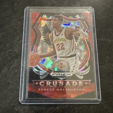 2020 Prizm Draft Picks Tyrese Haliburton RC Crusade Red Ice #90 Iowa St  PWE