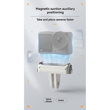 For DJI Action 6/5 4 3 Magnetic Mount Quick Release Adapter Base Camera Access