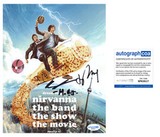 Matt Johnson Jay McCarrol signed "NIRVANNA THE BAND SHOW MOVIE" 8x10 Photo k COA