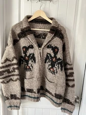 CC Filson Thunderbird Cowichan LIMITED EDITION Hand Made Wool Sweater Men’s L