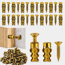 100PCS 6x14mm Short Expansion Anchors, Screws Set for Cabinet M6*14, 100pcs
