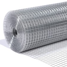 1/2inch Galvanized Hardware Cloth 24" x 100' 19 Gauge Hot-Dip Galvanized Afte...