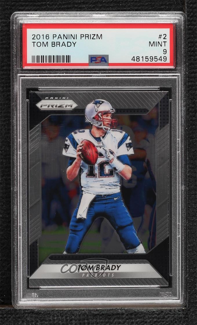 2016 Panini Prizm Tom Brady #2 PSA 9 MINT 1k22
