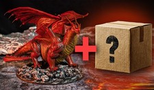 D&D Chonky Red Dragon + Mystery Mini Handbema...