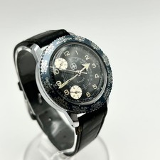 Orologio Ollech Wajs Sports Chronograph World Time Bezel funzionante svizzero