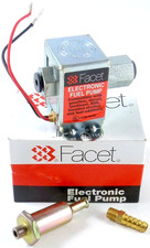 FACET CUBE FUEL PUMP 40105  WITH FILTER & UNION 2.5-4.0 psi ROAD USE GENUINE NEW