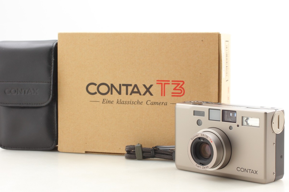 Contax T3 Point Shoot Camera Silver for sale online