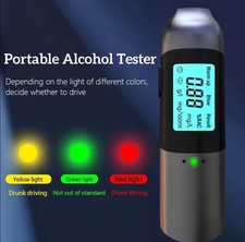 Non-Contact Digital Breath Alcohol Tester with Color Indicator