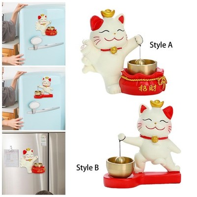 Lucky Cat Door Bell Dekorative Wanddekoration für Kühlschrank -Eingangs