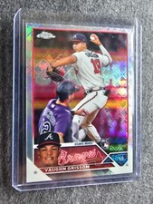 2023 Topps Chrome LOGOFRACTOR Vaughn Grissom Rookie