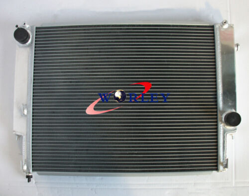 Aluminum Radiator + shroud + Fan for BMW E36 M3 / Z3 /325TD /320 323 328 1992-99 - Picture 3 of 9