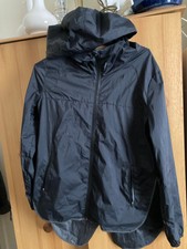 Ivy Park Women's Waterproof Jacket Black 100% Polyester - Size S Small